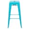 Flash Furniture 30" High Metal Indoor Stackable Bar Stool, Teal, PK4 4-ET-31320-30-TL-R-GG - alternate 4